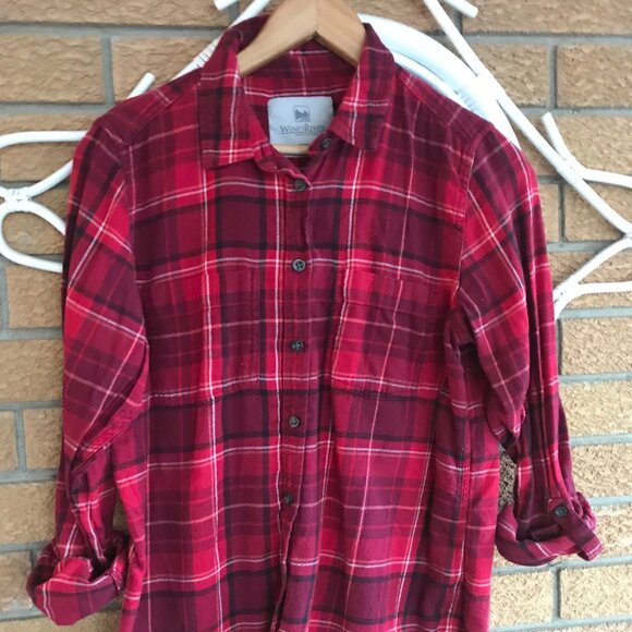 Wind River Ladies Plaid Shirt Size Medium - Picture 1 of 3
